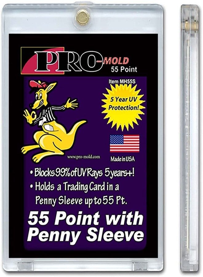 Pro-Mold 5-Count Pro-Mold 55pt. Magnetic ONE-Touch Card Holders Holds Sleeved Card MH55S - Image 3